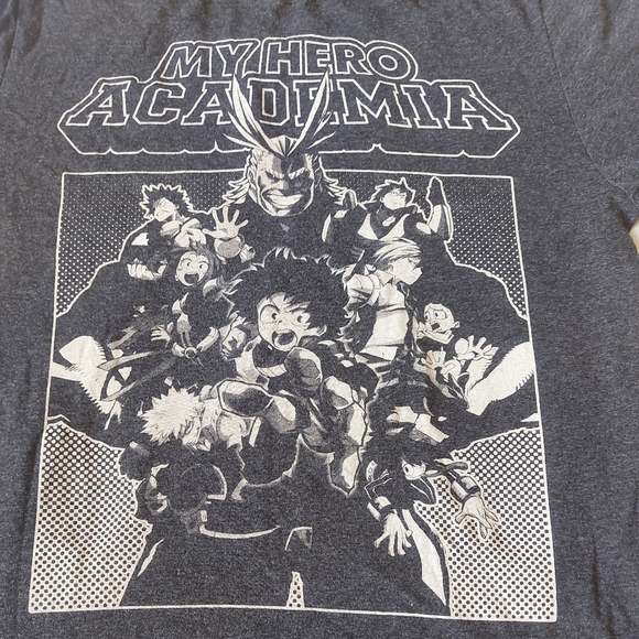 My Hero Academia Funimation Dark Gray T-Shirt, Small - Picture 2 of 5